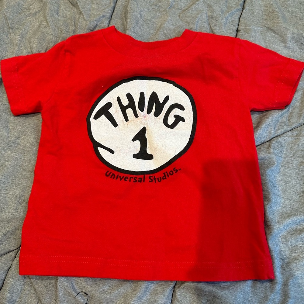 Universal Studios Red 'Thing 1' Kids Tee